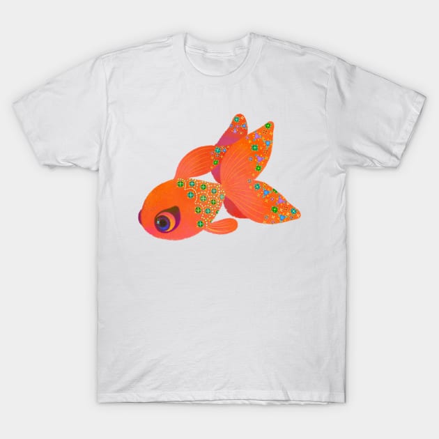 Golden meeting - goldfish T-Shirt by pikaole